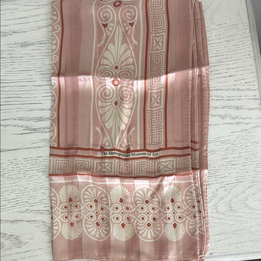 Pink and Cream Scarf